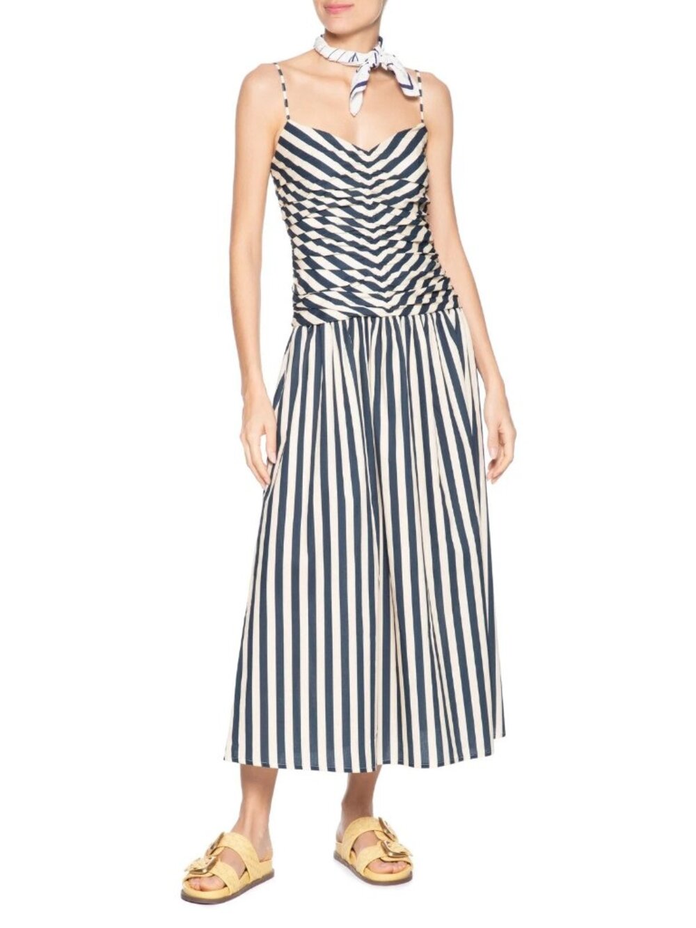 NWT FARM RIO DRESS SIZE LARGE ( G IN TAG)  PACK6362 6/2 jc 100% COTTON